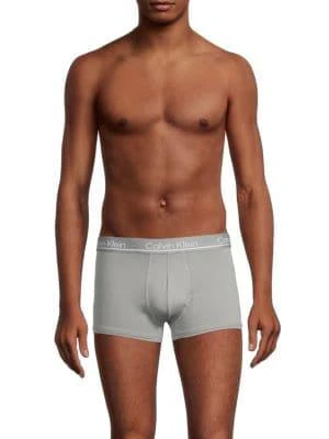 商品Calvin Klein|3-Pack Logo Low Rise Trunks,价格¥159,第2张图片详细描述