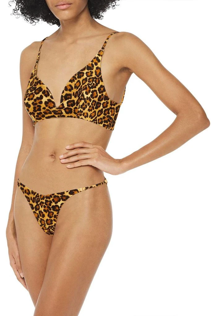 商品Zimmermann|Leopard-print bikini top,价格¥194,第2张图片详细描述
