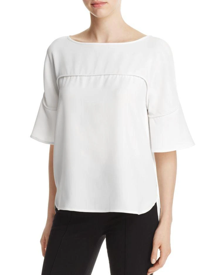 商品Calvin Klein|Flutter Sleeve Top - 100% Exclusive,价格¥252,第1张图片