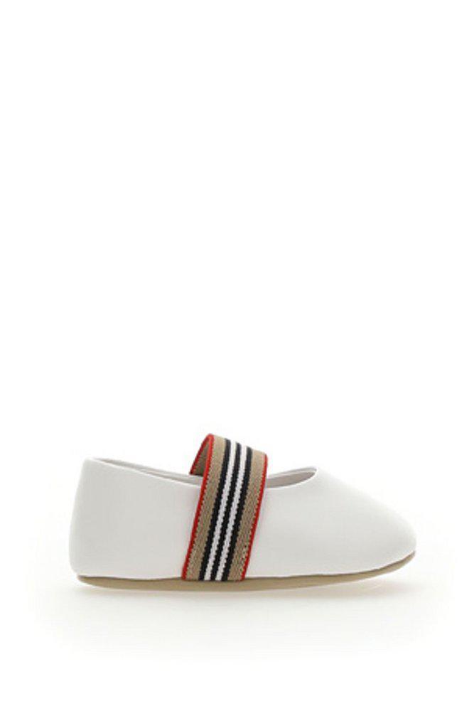 商品Burberry|Burberry Kids Iconic Strip Band Ballerina Flats,价格¥1169,第1张图片