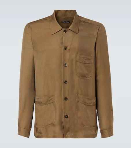 商品Tom Ford|Silk twill overshirt,价格¥12354,第1张图片