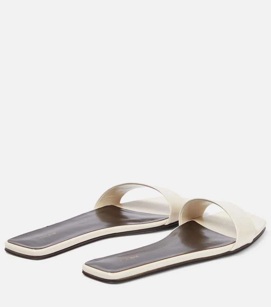 商品The Row|Chocolate leather flats,价格¥5973,第3张图片详细描述