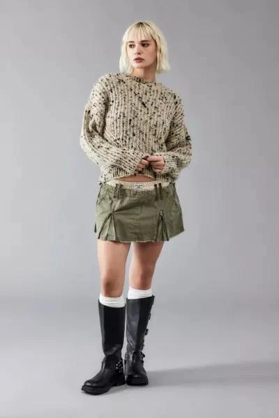 商品BDG|BDG Speckled Knit Crew Sweater,价格¥597,第3张图片详细描述