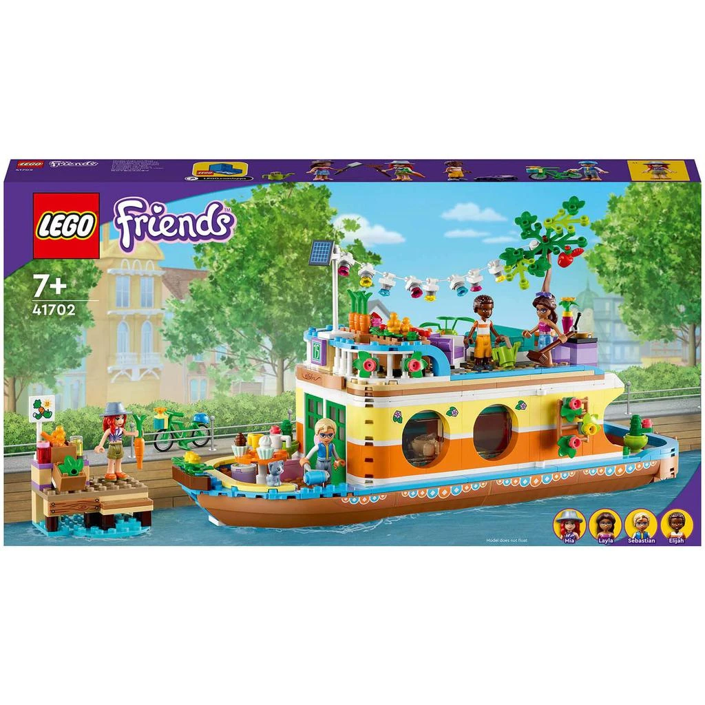 商品The Hut|LEGO Friends: Canal Houseboat Mia's Toy Boat (41702),价格¥615,第1张图片