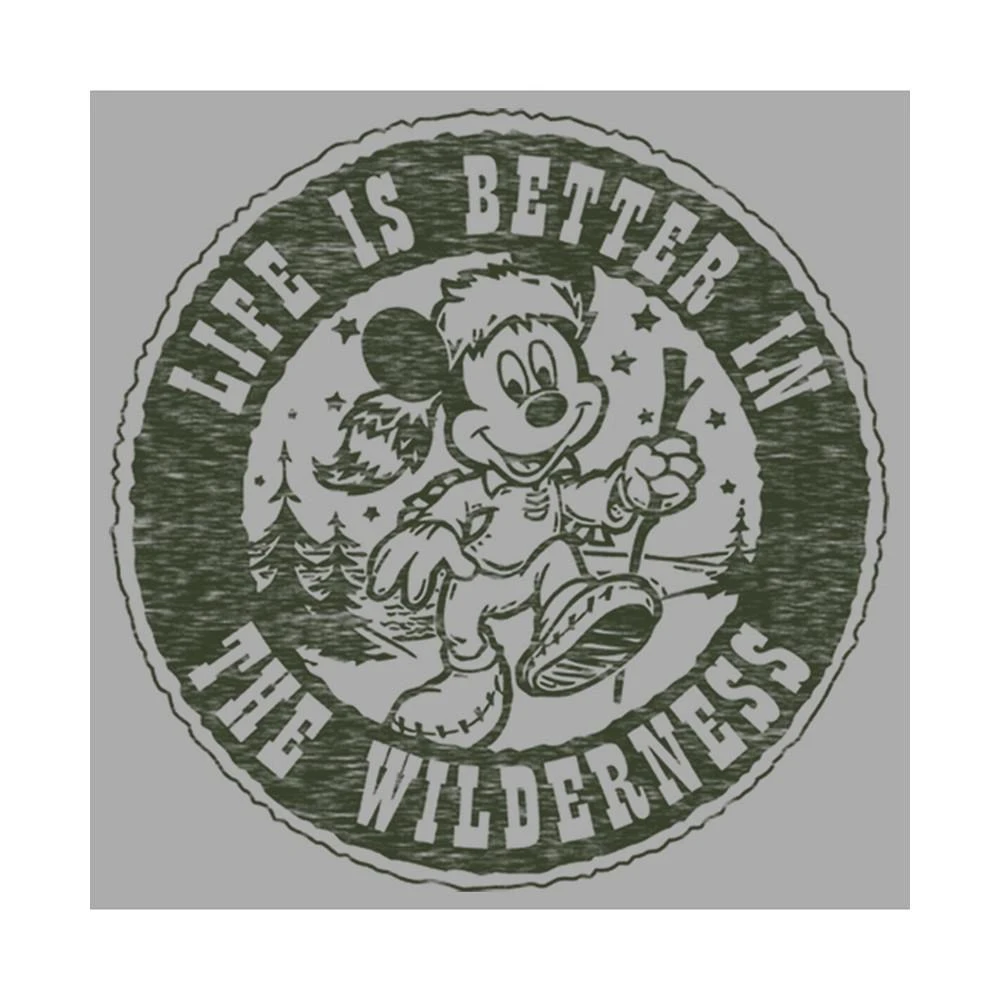 商品Disney|Boy's Mickey & Friends Mickey Mouse Life is Better in the Wilderness  Child T-Shirt,价格¥202,第2张图片详细描述