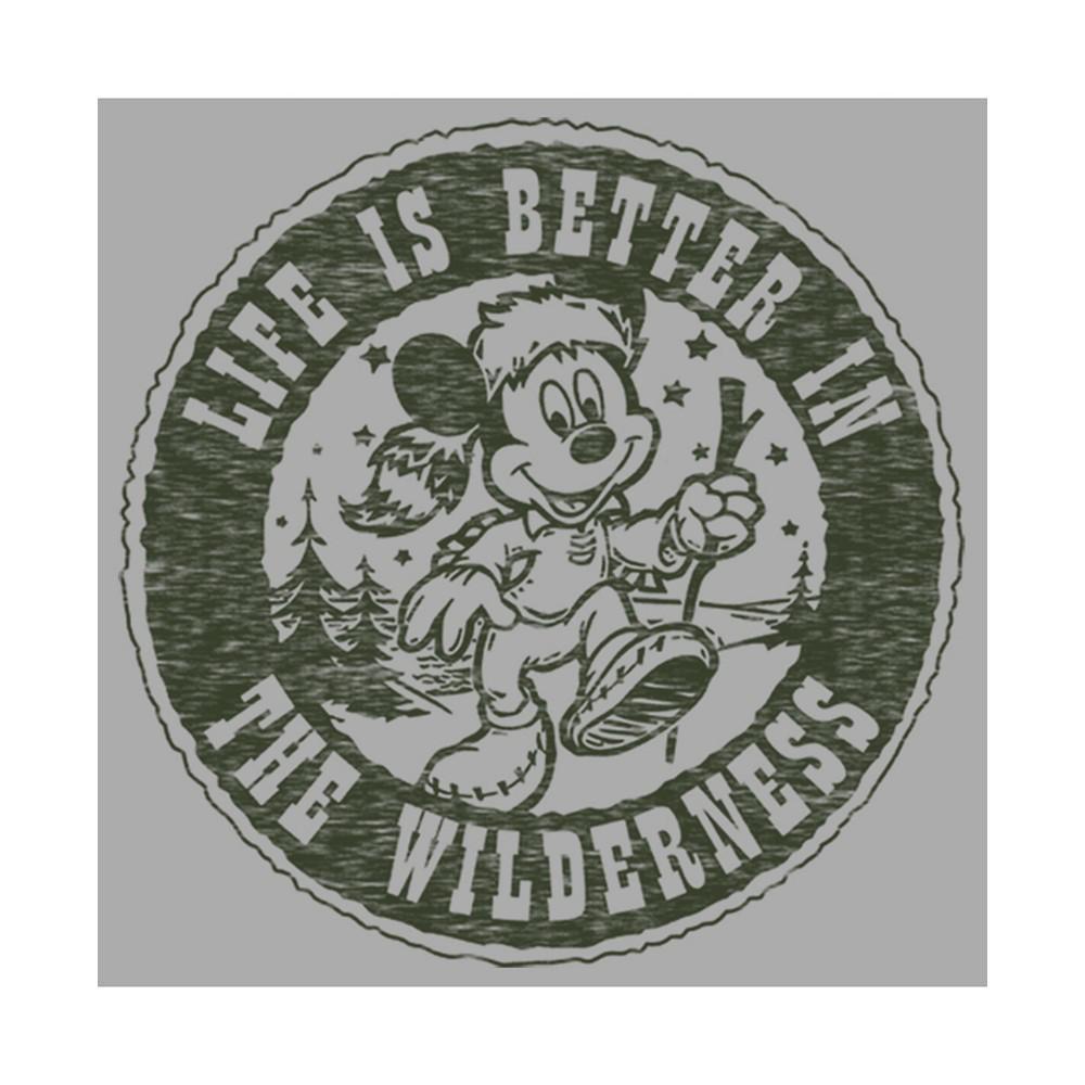 商品Disney|Boy's Mickey & Friends Mickey Mouse Life is Better in the Wilderness  Child T-Shirt,价格¥191,第4张图片详细描述