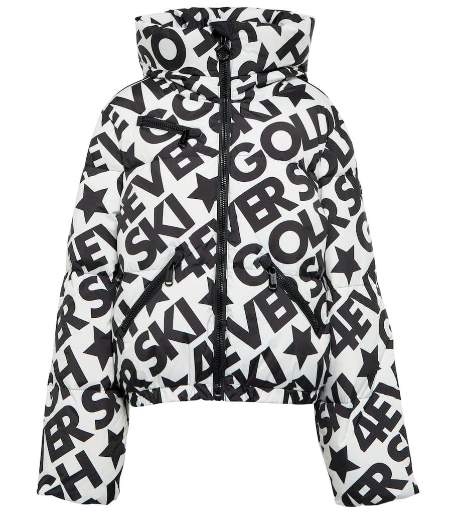 Carter logo-print down ski jacket商品第1张图片规格展示