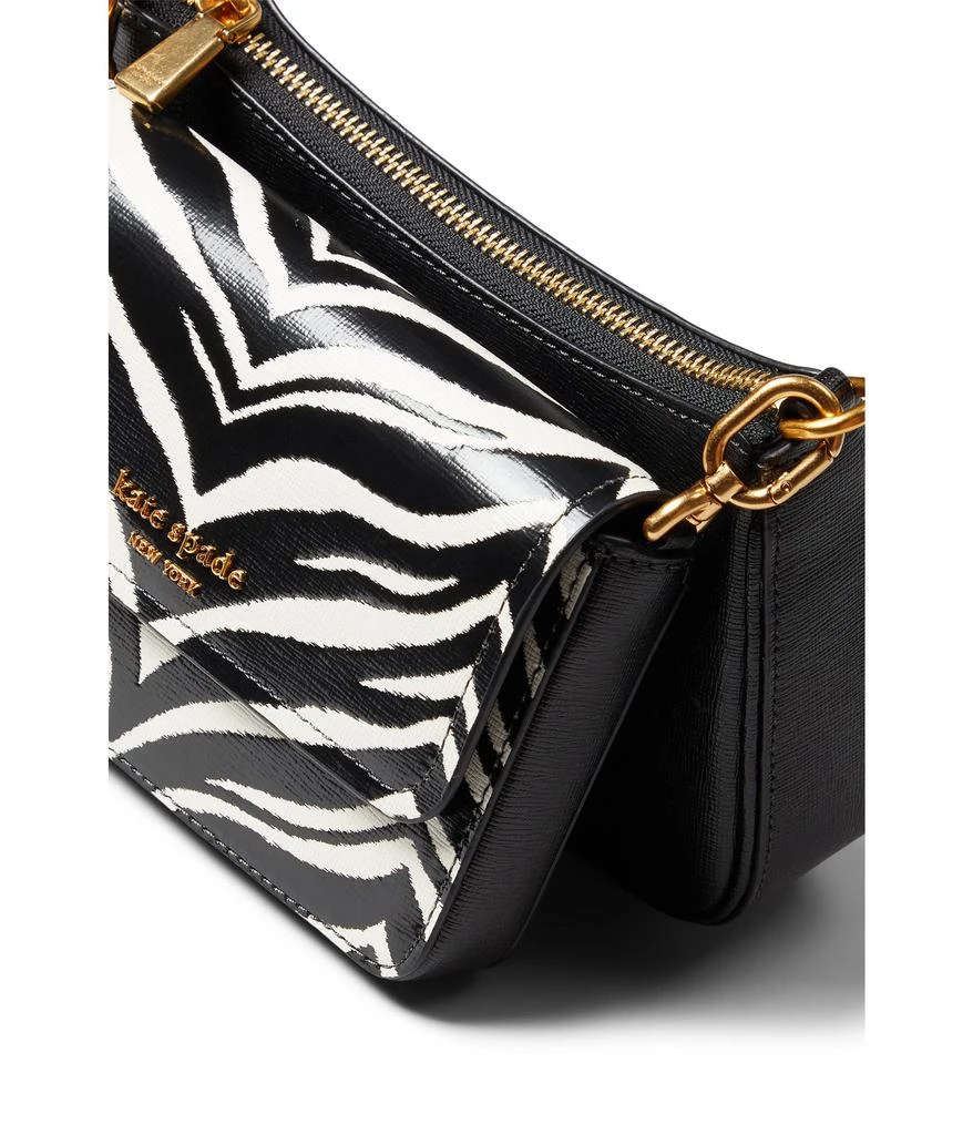 商品Kate Spade|Morgan Zebra Print Double Up Crossbody,价格¥2188,第4张图片详细描述