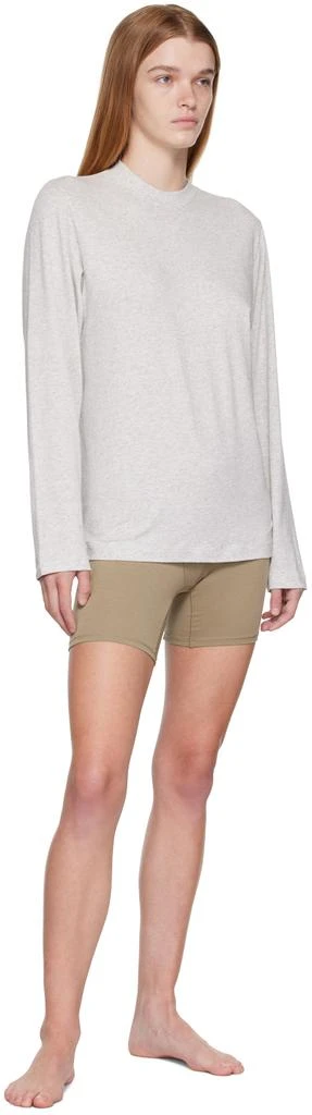 商品SKIMS|Gray SKIMS Boyfriend Sleep Long Sleeve T-Shirt,价格¥400,第4张图片详细描述