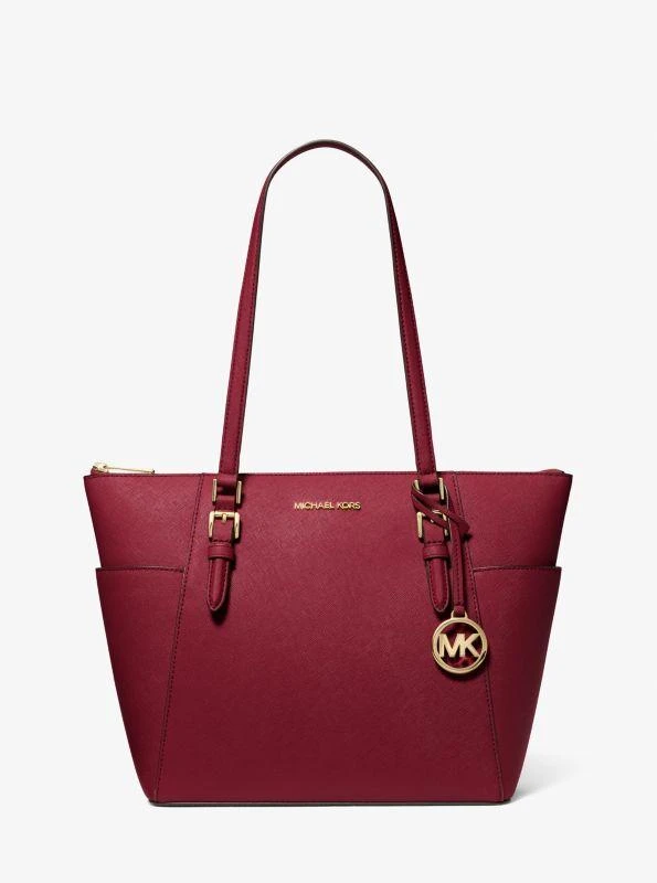 商品Michael Kors|MK Saffiano真皮夏洛特手提袋 托特包,价格¥897,第1张图片