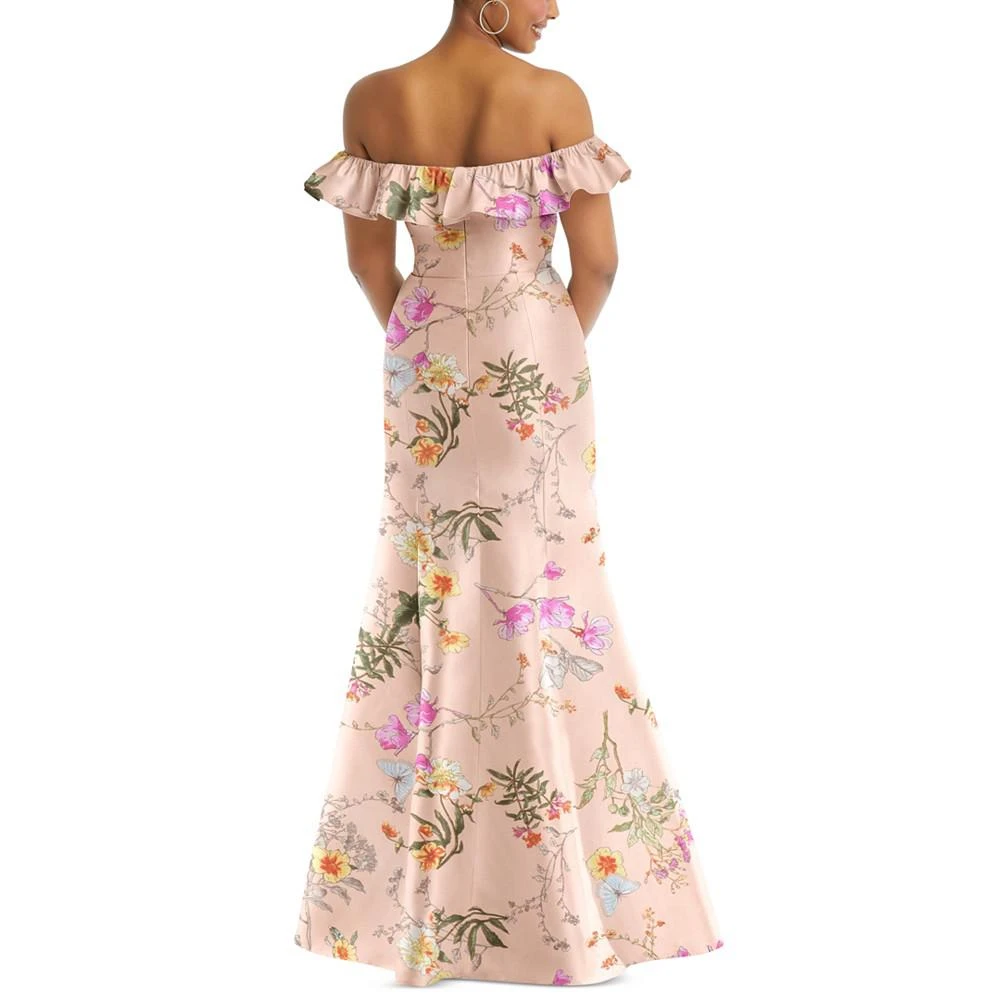 商品Alfred Sung|Women's Off-The-Shoulder Ruffled Gown,价格¥1511,第2张图片详细描述