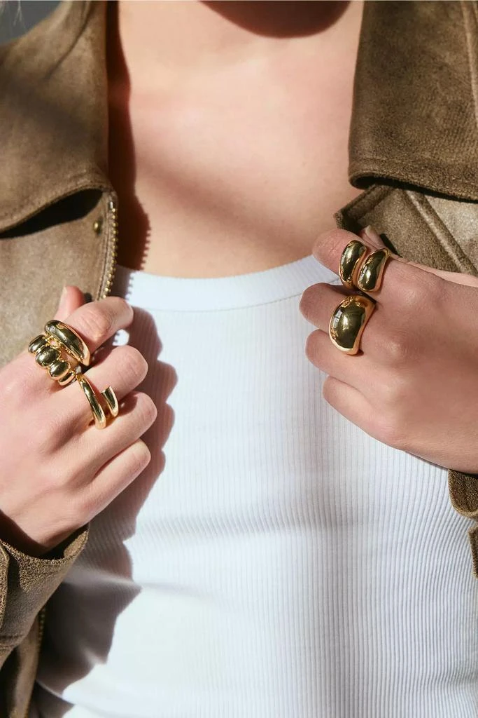 商品Urban Outfitters|West Hollywood Ring Set,价格¥148,第2张图片详细描述