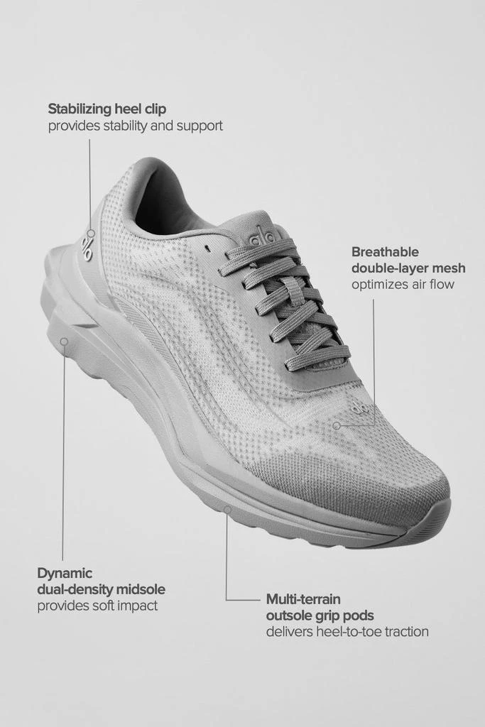 商品Alo|Alo Runner - Grey/Grey,价格¥1433,第2张图片详细描述