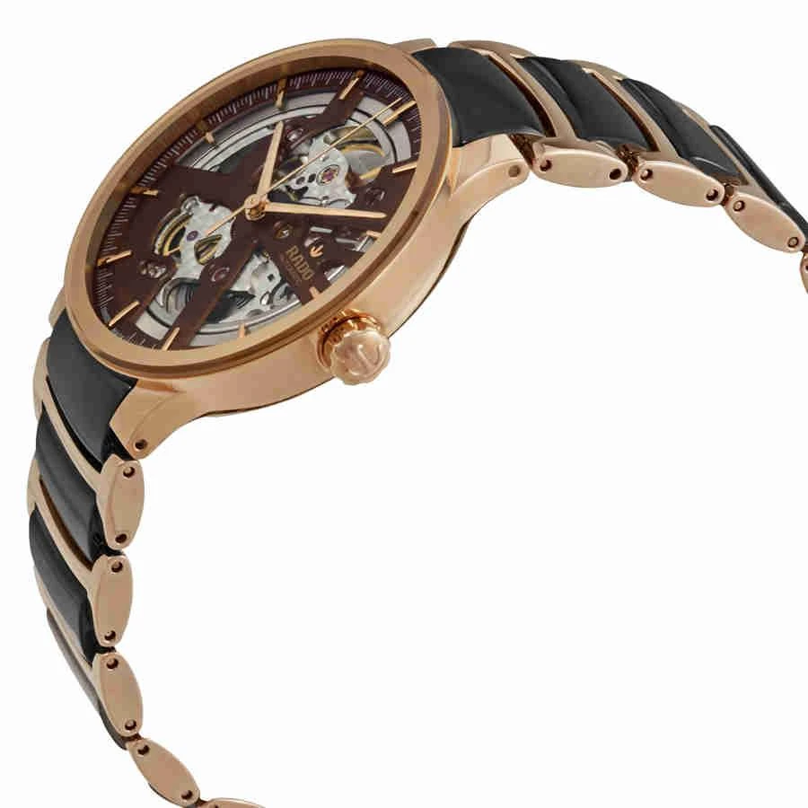 商品Rado|Centrix Automatic Brown Skeleton Dial Men's Watch R30181312,价格¥11164,第2张图片详细描述