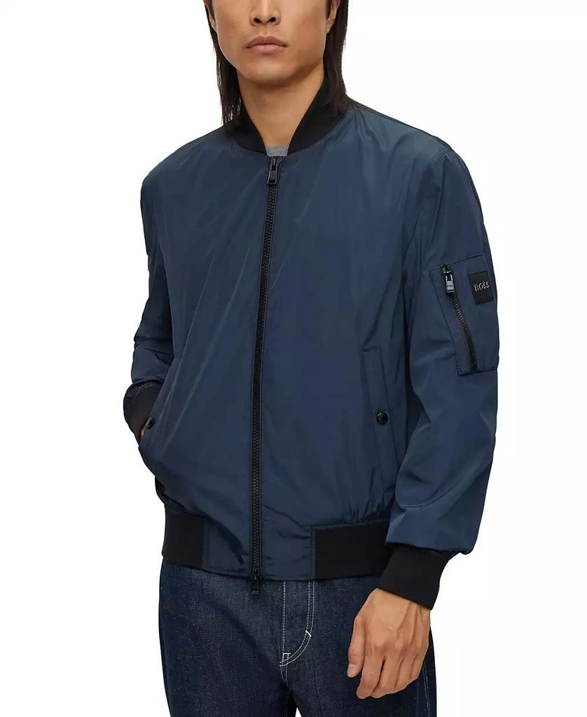商品Hugo Boss|Men's Regular-Fit Bomber Jacket,价格¥1481,第1张图片