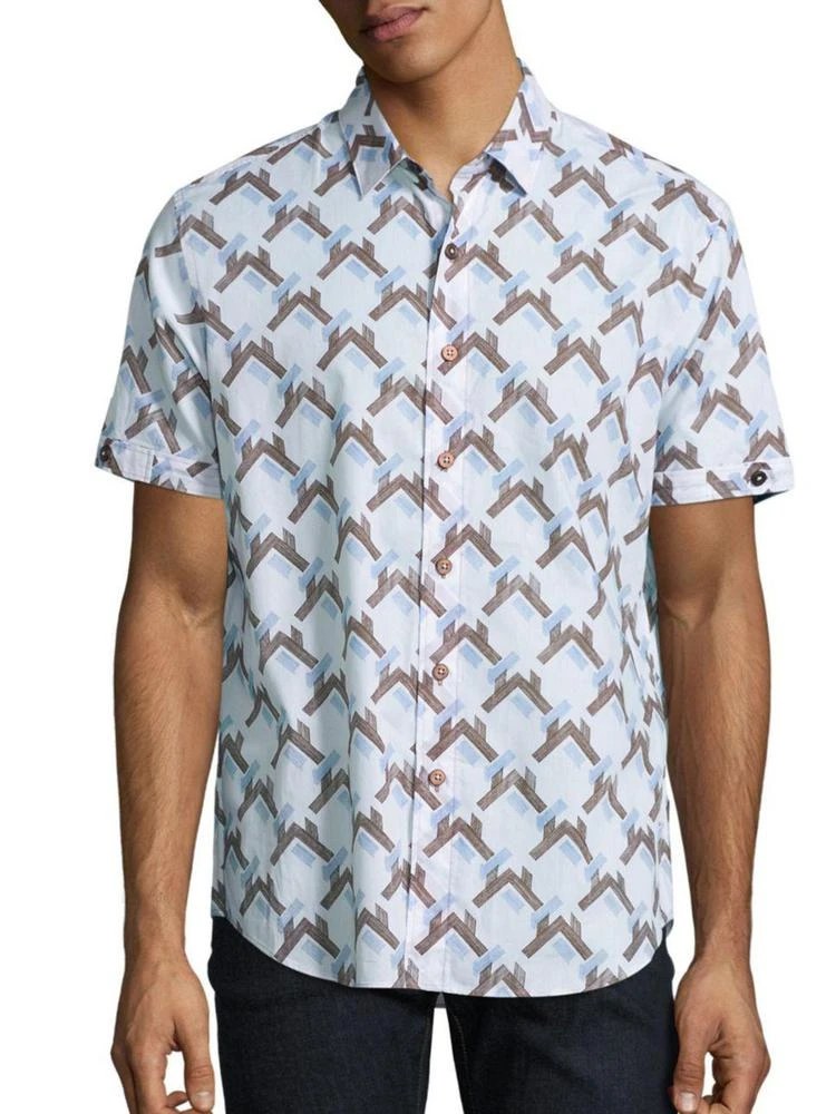 商品Robert Graham|Pappu Regular-Fit Cotton Shirt,价格¥534,第1张图片