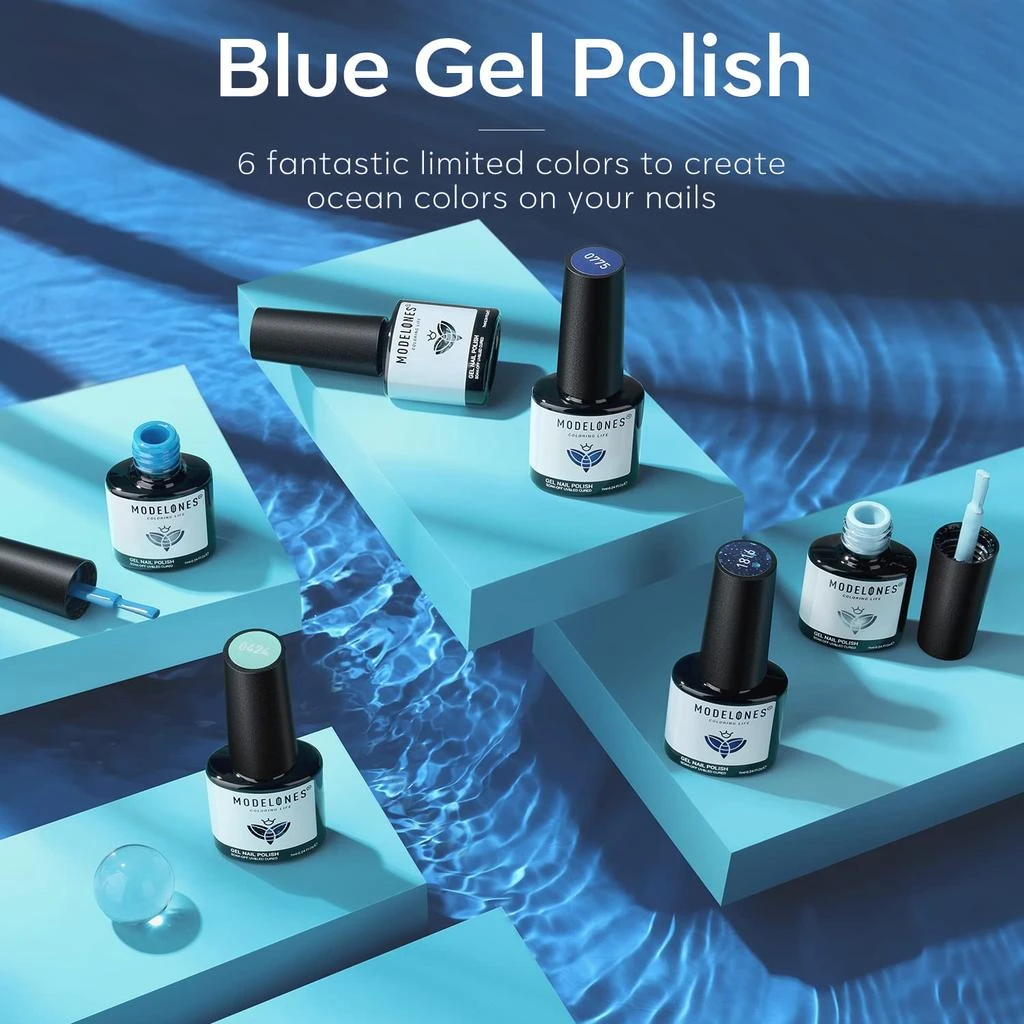 6 Shades Gel Nail Polish Set Collection 商品