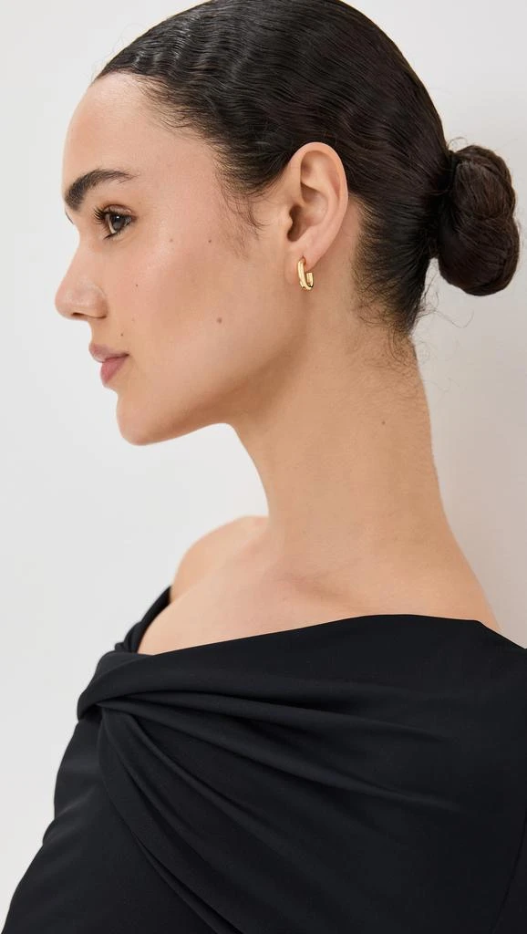 商品MGA|Half Paper Clip Earrings,价格¥590,第2张图片详细描述