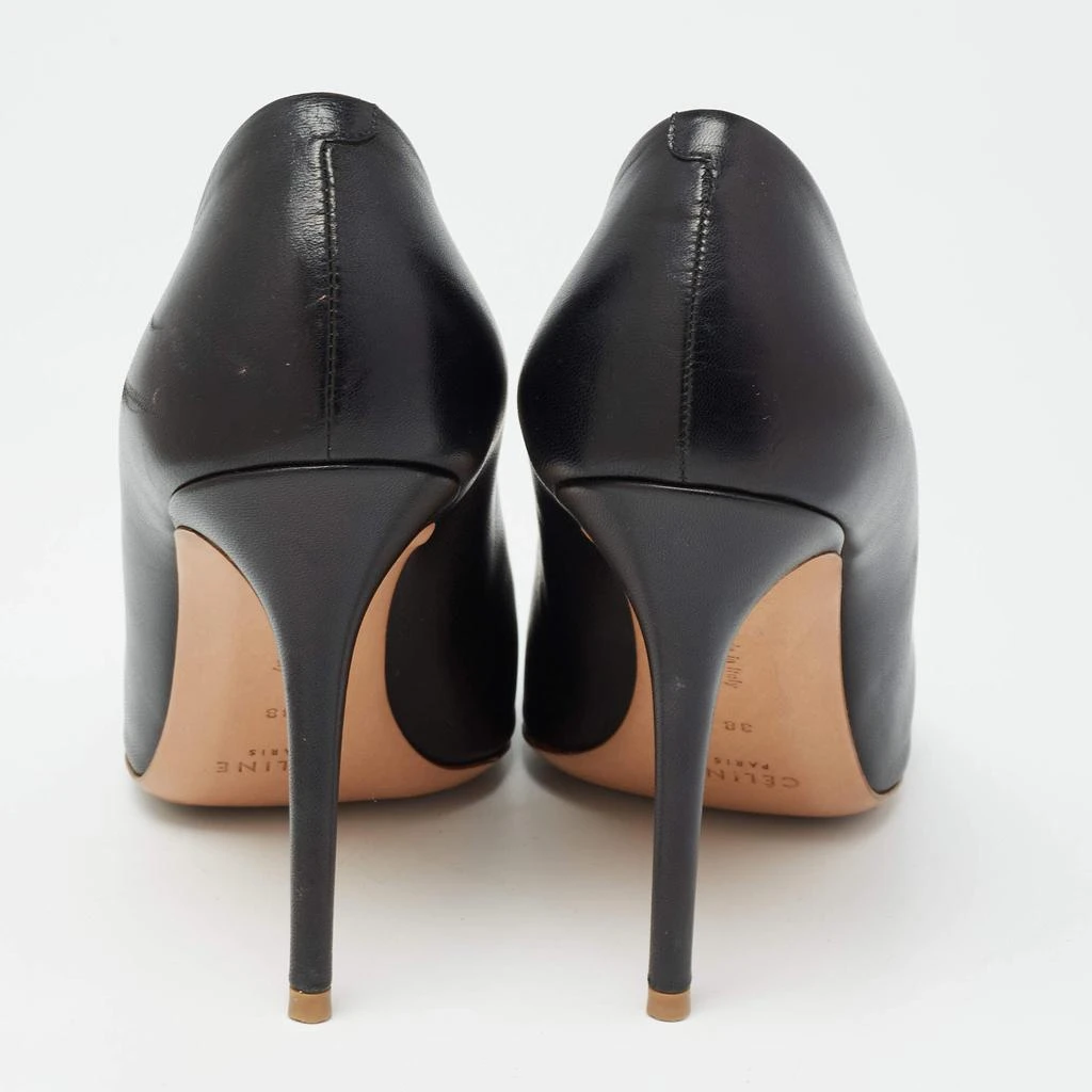 商品[二手商品] Celine|Celine Black Leather Pointed-Toe Pumps Size 38,价格¥2437,第5张图片详细描述