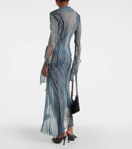 商品Acne Studios|Printed sheer midi dress,价格¥8829,第3张图片详细描述