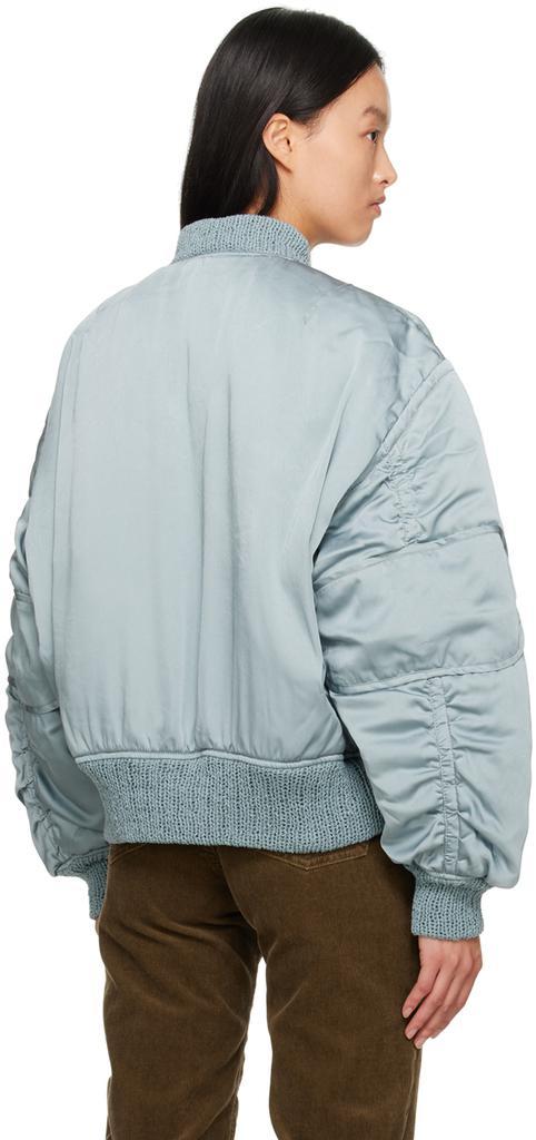 商品Acne Studios|Blue Insulated Bomber Jacket,价格¥5977,第5张图片详细描述