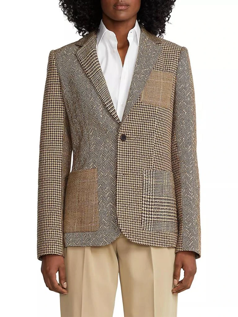 商品Ralph Lauren|Kamryn Patchwork Jacket,价格¥35404,第2张图片详细描述