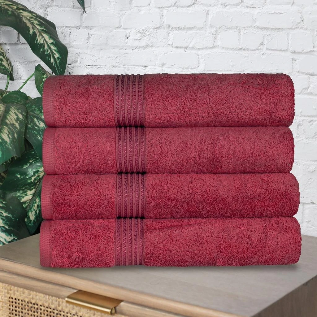 Classic Cotton Absorbent and Quick-Drying 4-Piece Bath Towel Set 商品