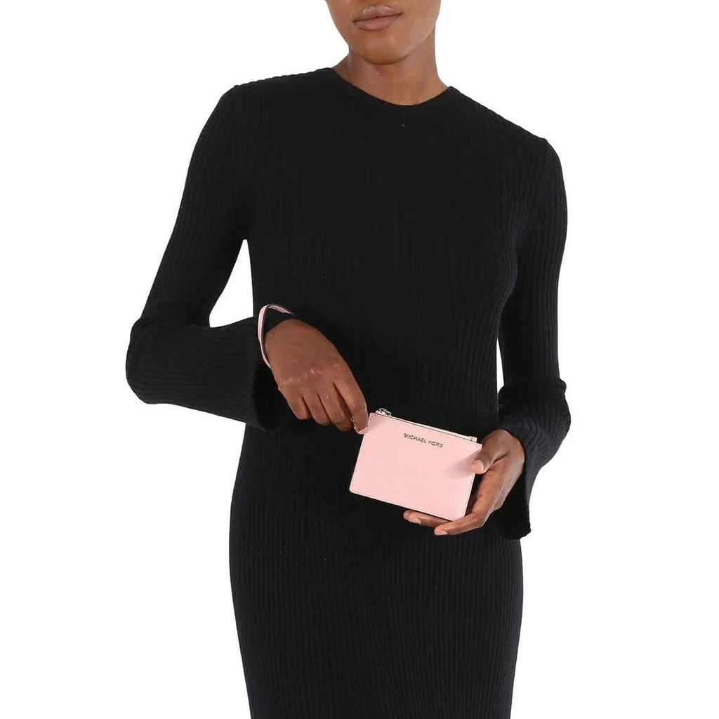 商品Michael Kors|Michael Kors Small Pebbled Leather Coin Purse - Smokey Rose,价格¥299,第3张图片详细描述