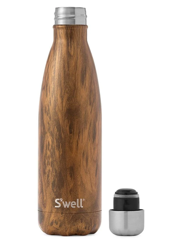 商品S'well|Teakwood Stainless Steel Reusable Water Bottle,价格¥205,第2张图片详细描述