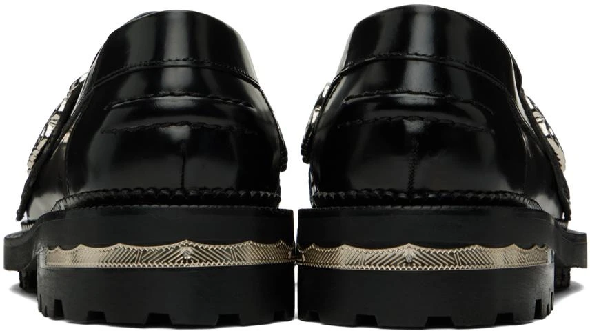 商品Toga Pulla|Black Chain Link Loafers,价格¥3842,第2张图片详细描述