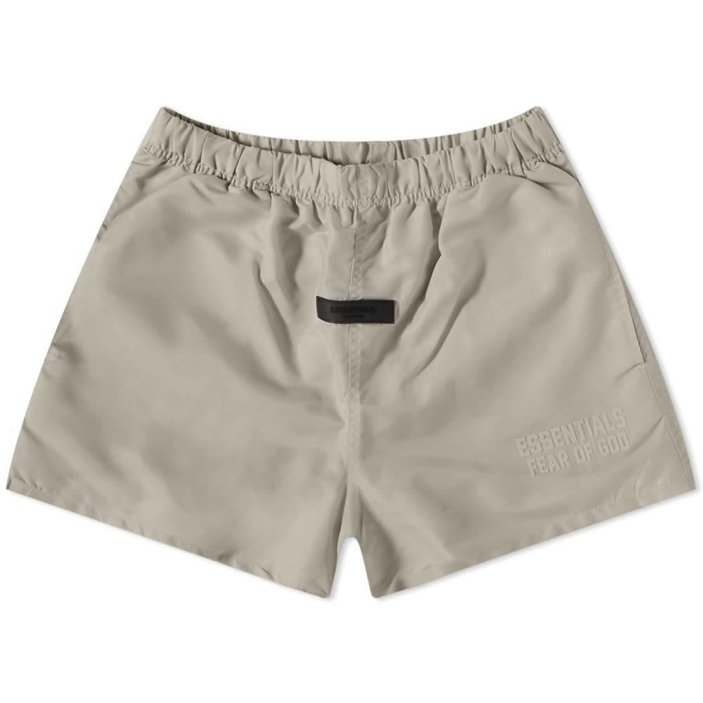 Fear of God ESSENTIALS Logo Running Shorts - Smoke商品第1张图片规格展示