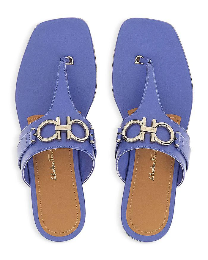 商品Salvatore Ferragamo|Women's Gancini Thong Sandals,价格¥3124,第3张图片详细描述