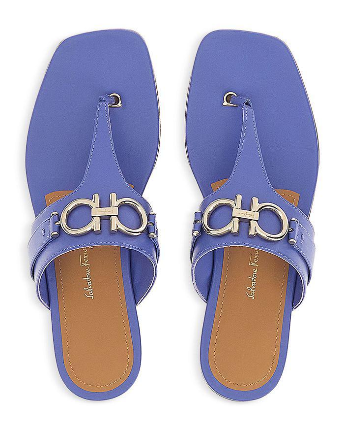 商品Salvatore Ferragamo|Women's Gancini Thong Sandals,价格¥5143,第5张图片详细描述