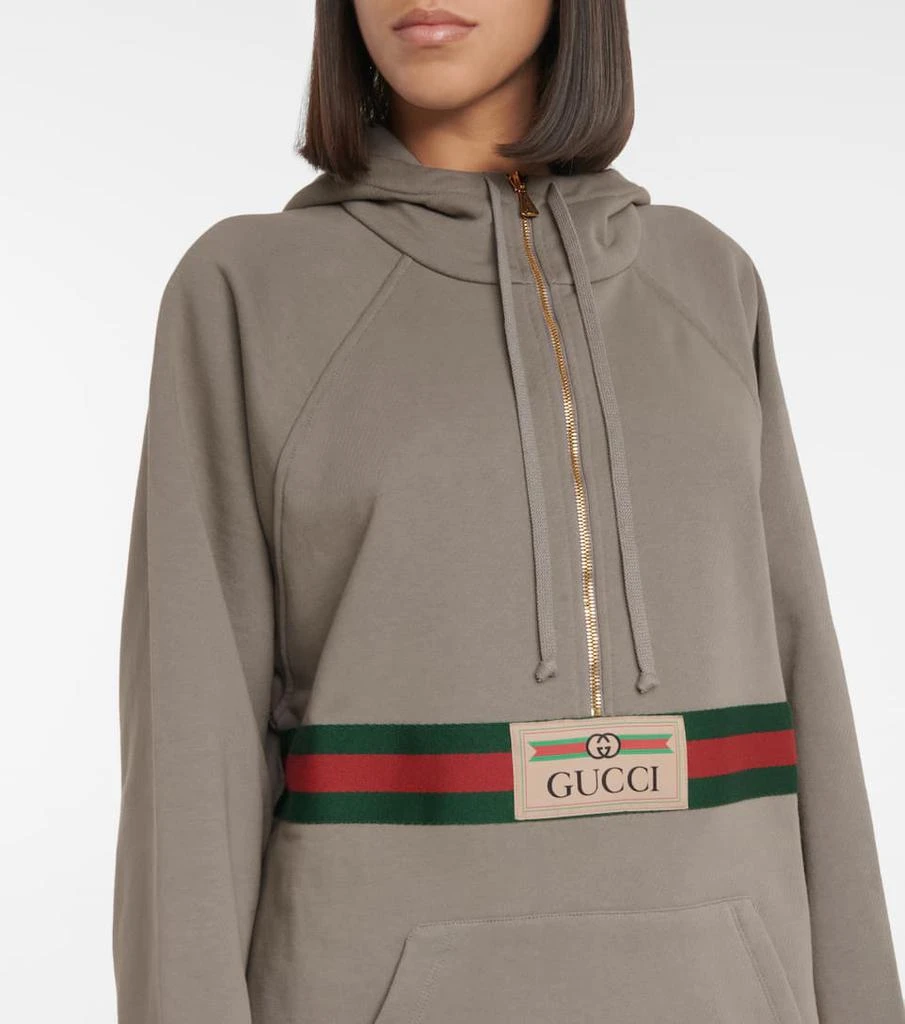 商品Gucci|Logo cotton hoodie,价格¥10743,第4张图片详细描述