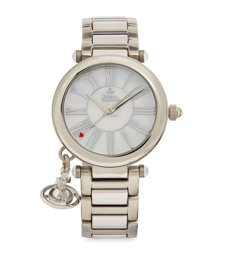 商品Vivienne Westwood|Stainless Steel Mother Orb Quartz Watch (32mm),价格¥2372,第1张图片