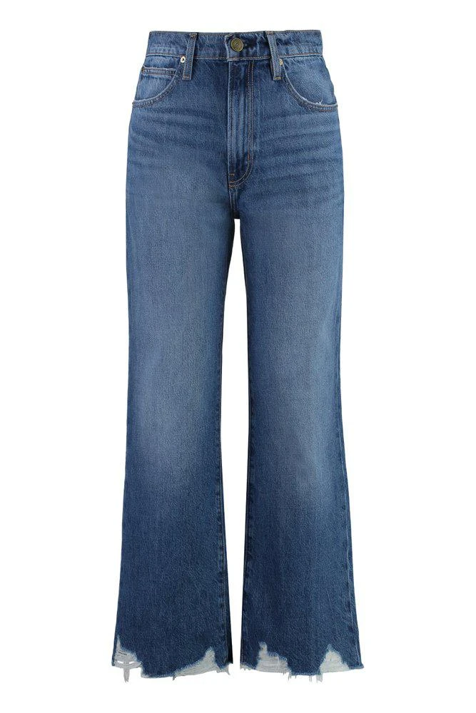 商品FRAME|Frame The Relaxed Frayed Hem Jeans,价格¥2087,第1张图片