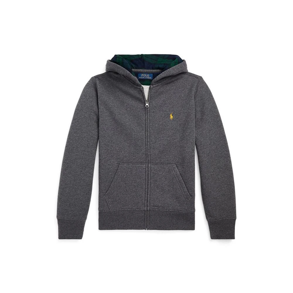 商品Ralph Lauren|Big Boys Fleece Full-Zip Hoodie,价格¥121,第1张图片