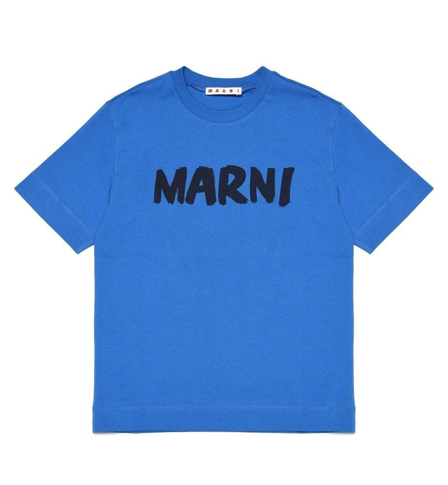 商品Marni|Marni Kids Logo Printed Crewneck T-Shirt,价格¥356,第1张图片