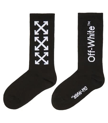 商品Off-White|Logo棉质混纺袜子,价格¥266,第3张图片详细描述