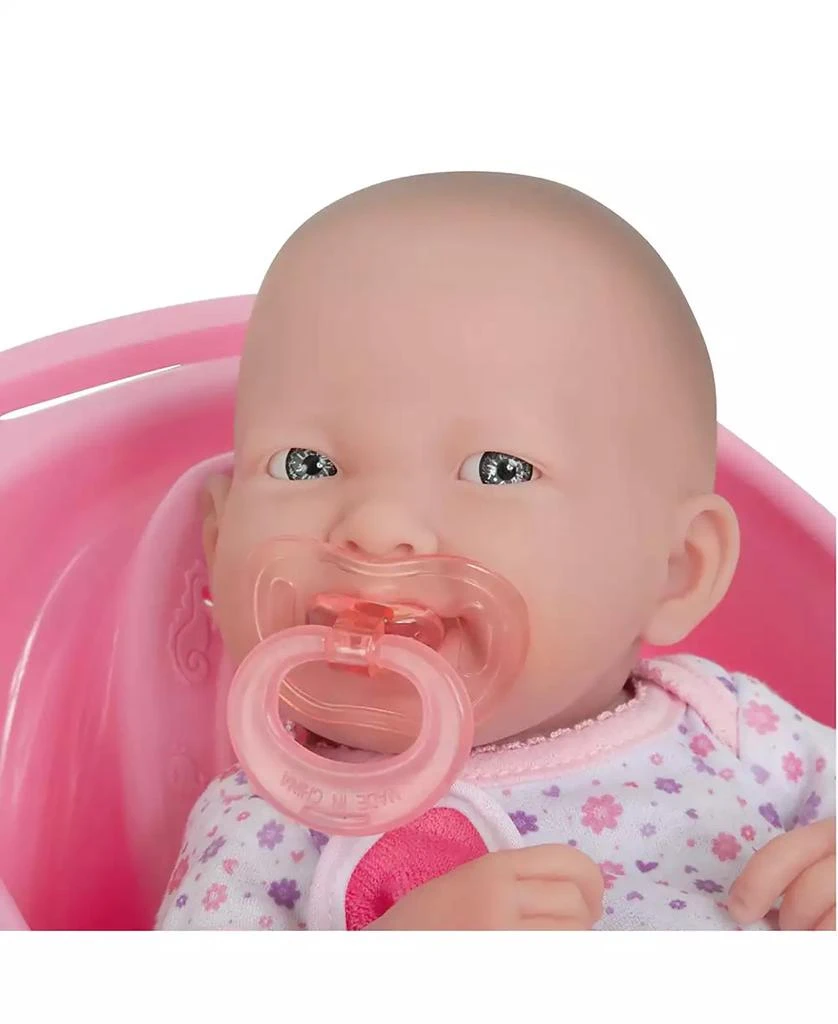 商品JC TOYS|La Newborn 14" Smiling Baby Doll 8 piece Bathtub Gift Set,价格¥265,第4张图片详细描述