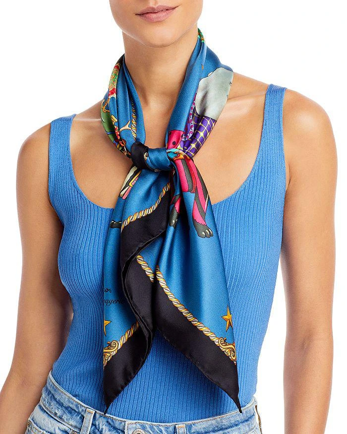 商品Echo Design|Animal Menagerie Silk Square Scarf,价格¥1185,第2张图片详细描述