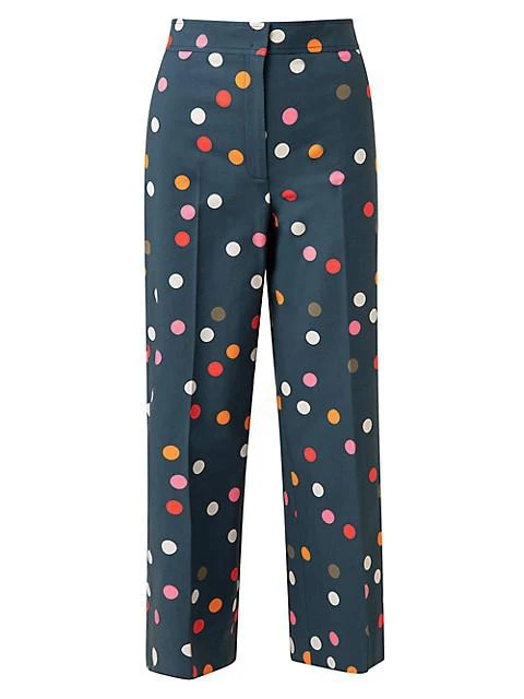 商品Akris|Chieko Wide-Leg Polka-Dot Pants,价格¥1814,第1张图片