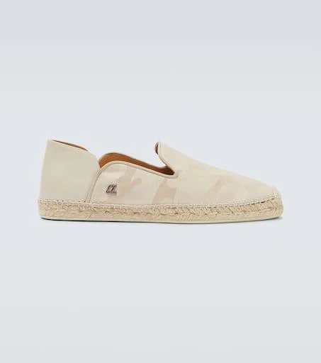 商品Christian Louboutin|Espadon帆布草编鞋,价格¥6280,第1张图片