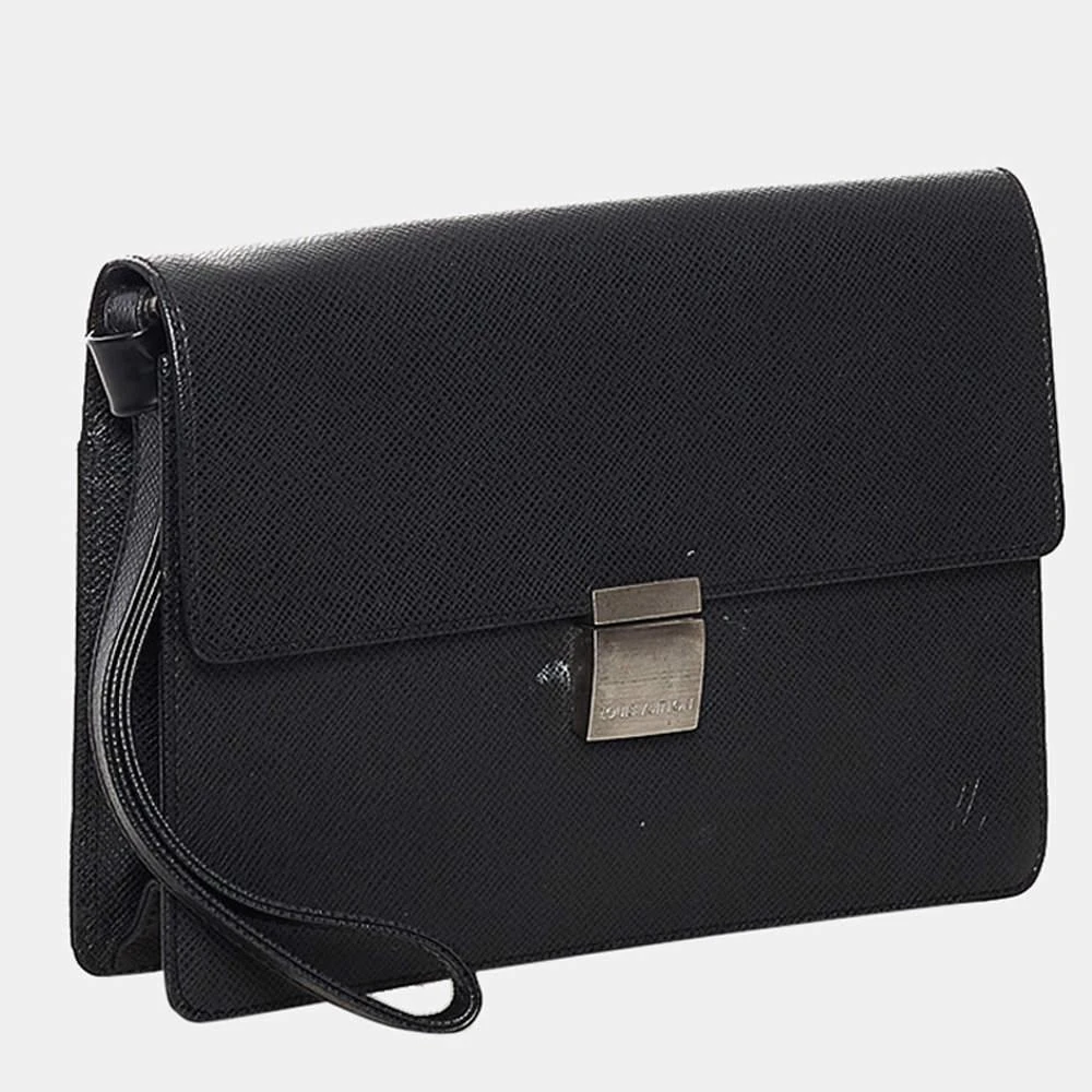 商品[二手商品] Louis Vuitton|Louis Vuitton Black Taiga Selenga,价格¥4037,第2张图片详细描述