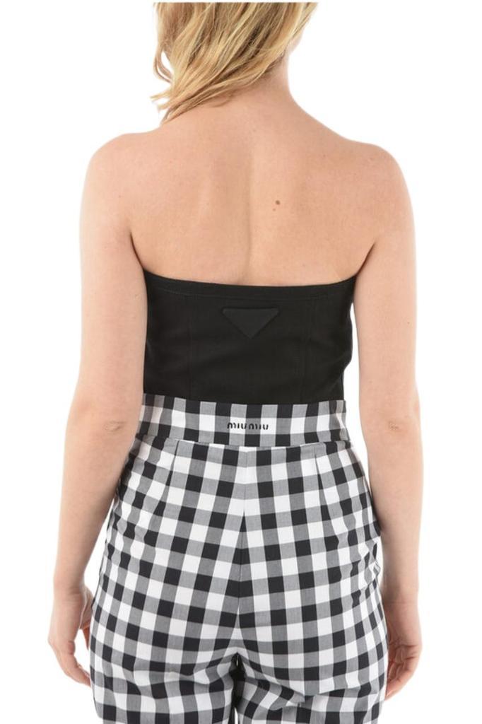 商品Prada|Prada Women's  Black Cotton Tank Top,价格¥8646,第4张图片详细描述