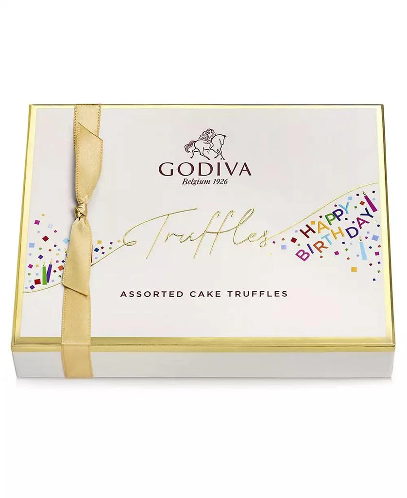 商品Godiva|Happy Birthday Truffle Gift Box, 12 Piece,价格¥290,第2张图片详细描述