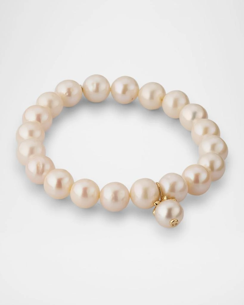 商品Sydney Evan|Marquise Eye Bead Charm on Freshwater Pearl Bead Bracelet,价格¥6087,第4张图片详细描述