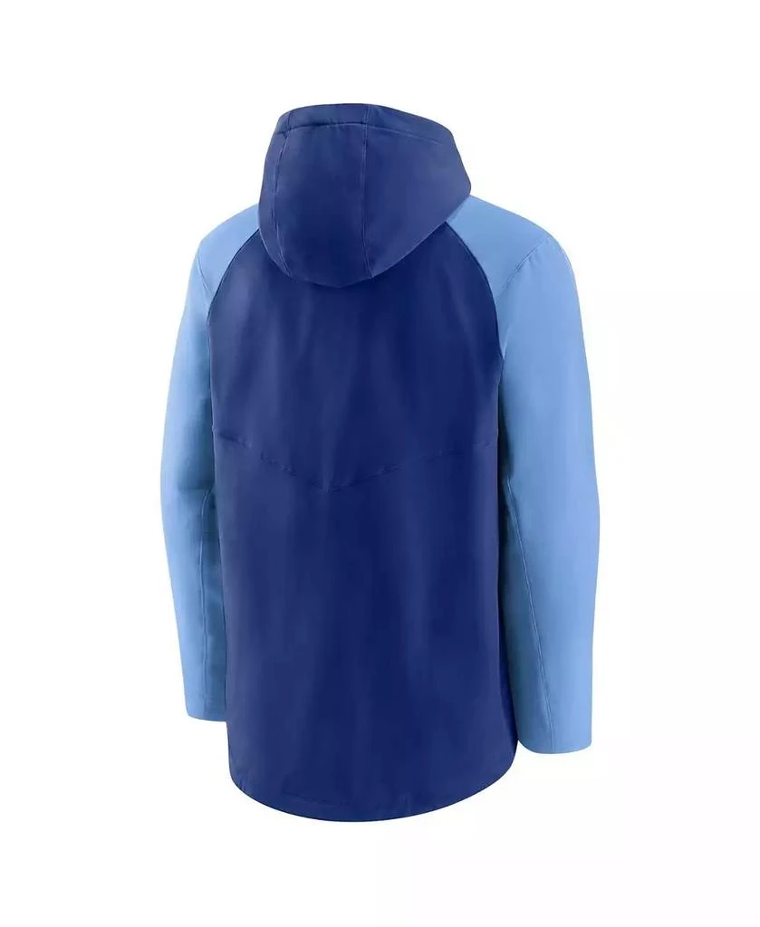 商品NIKE|Men's Royal, Kansas City Royals Authentic Collection Performance Raglan Full-Zip Hoodie,价格¥689,第3张图片详细描述