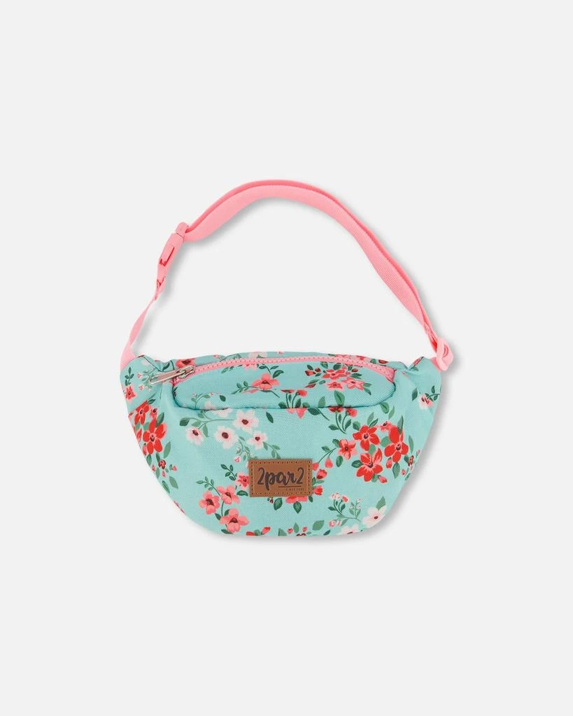 商品Deux par Deux|Fanny Bag Light Blue Flower Print,价格¥104,第1张图片