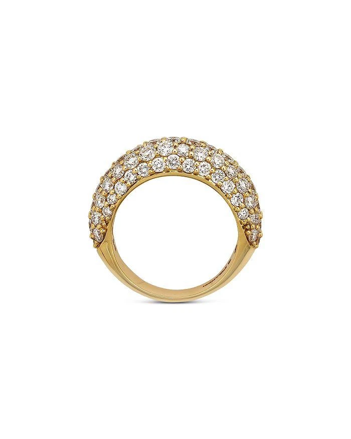 商品Piranesi|18K Yellow Gold Small Dome Ring with Diamonds, 2.27 ct. t.w.,价格¥72753,第2张图片详细描述